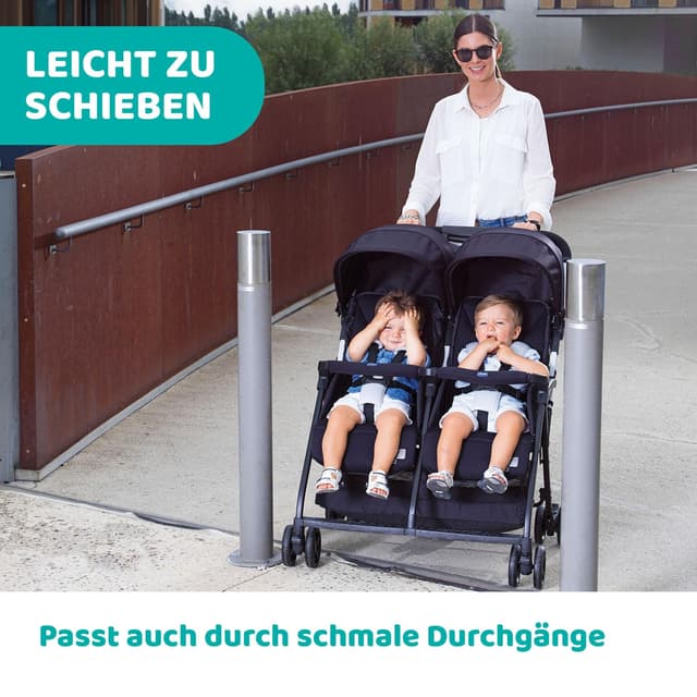 Thumbnail 4 de Chicco OHlalà Twin Geschwisterwagen 8 kg