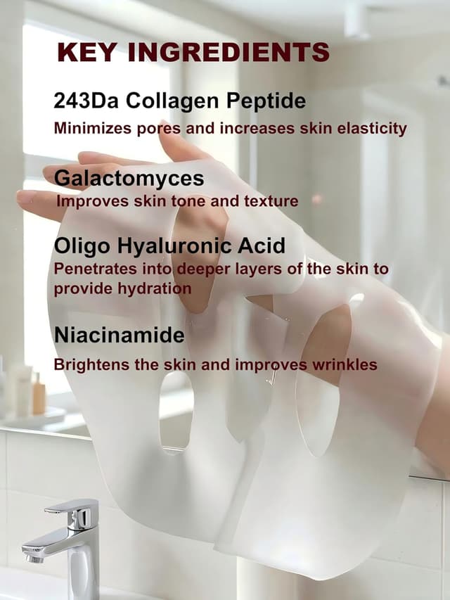 Thumbnail 6 de YZ&YL Collagen Maske (5 Stück) – Nachtmaske mit Kollagen, Hyaluron & Niacinamid