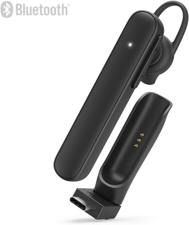 Detalle de Hama MyVoice Station Mono Bluetooth Headset with multi-point and USB charging station (Black)