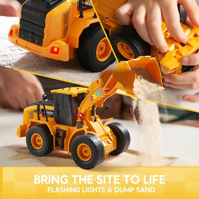 Thumbnail 6 de JOYIN ferngesteuerter RC Bagger/Traktor/LKW mit Frontlader, 2,4G – mit Licht & Sound, für Kinder ab ca. 6 Jahren