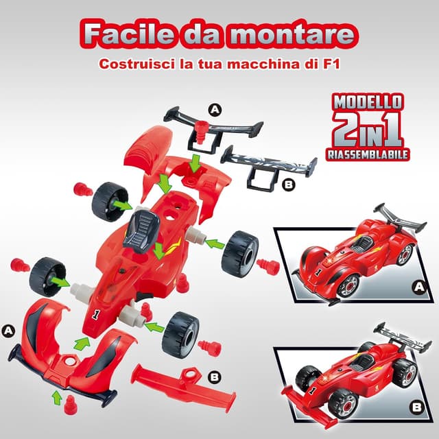Thumbnail 2 de Pup Go F1 Auto da corsa smonta e rimonta 24 pezzi