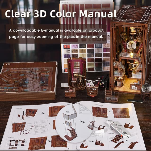 Thumbnail 4 de CCCDF Beyond Library Book Nook Kit