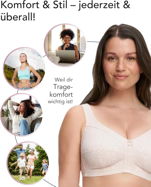 Detalle 2 de Susa Damen Print 8235 BH bügellos 46% Polyamid