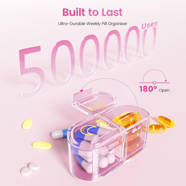 Detalle de Daviky Pill Organiser 7-Day AM & PM