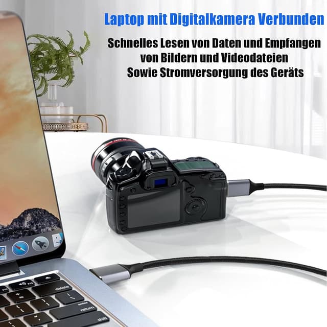 Thumbnail 6 de Leloco USB Micro-B auf USB-C Kabel (1 m) – USB 3.0, bis 5 Gbps