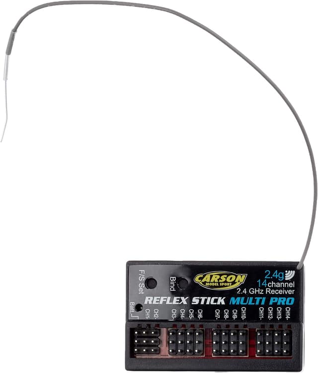 Detalle 1 de Carson Récepteur 14 canaux Reflex Stick 2,4 GHz