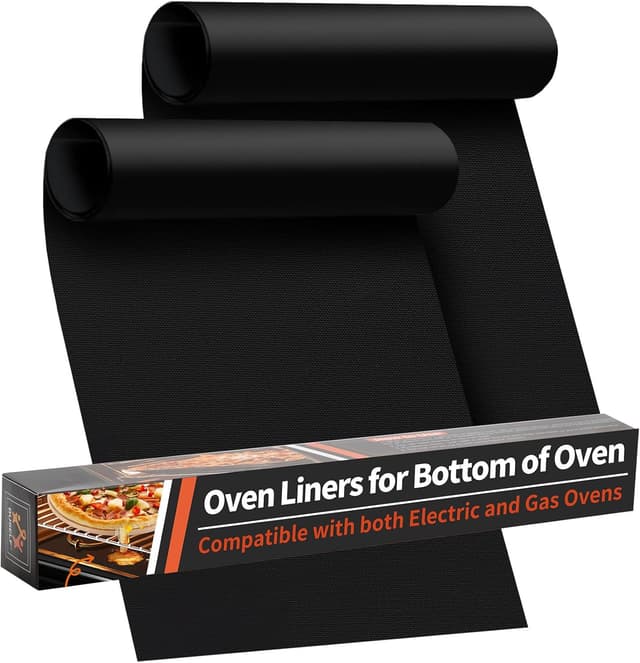 Detalle de Oven Liners 17"x25" 2-Pack Reusable Oven Mats