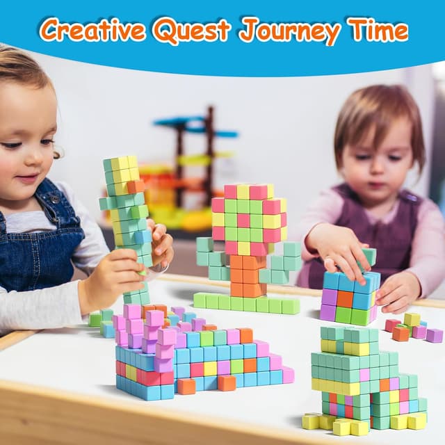 Thumbnail 4 de Magnetic Blocks 72Pcs Set for Kids