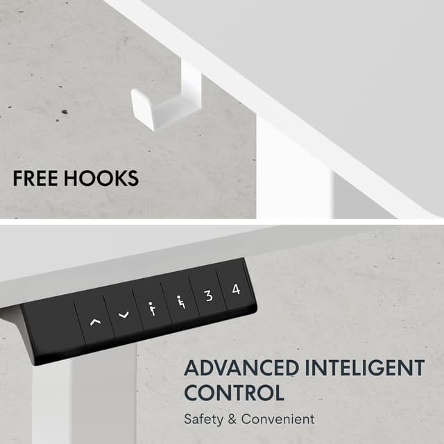 Thumbnail 4 de FLEXISPOT QE1 Escritorio Elevable Eléctrico con Ganchos 🖥