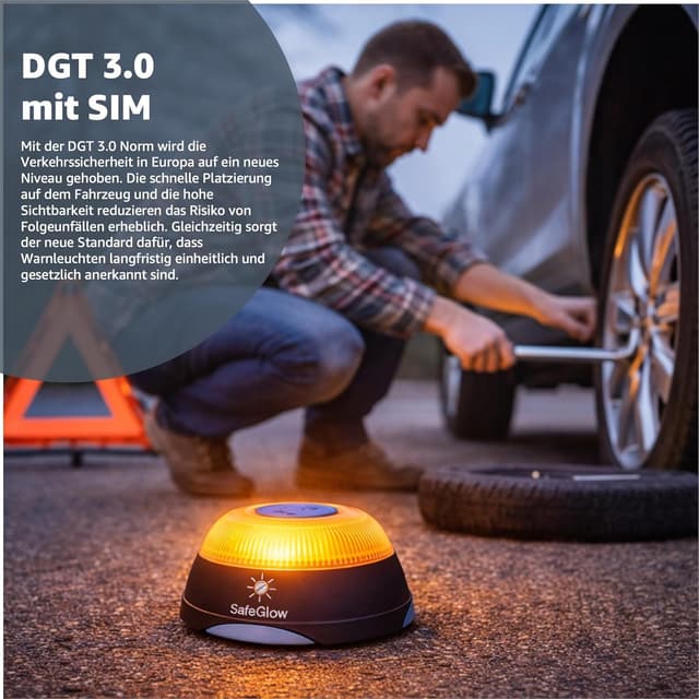 Thumbnail 2 de TK Gruppe Timo Klingler DGT 3.0 Warnleuchte V16 mit SIM für Spanien ab 2026 - zugelassen nach IDIADA - Auto & Motorrad
TK Gruppe Timo Klingler DGT 3.0 Warnleuchte V16…