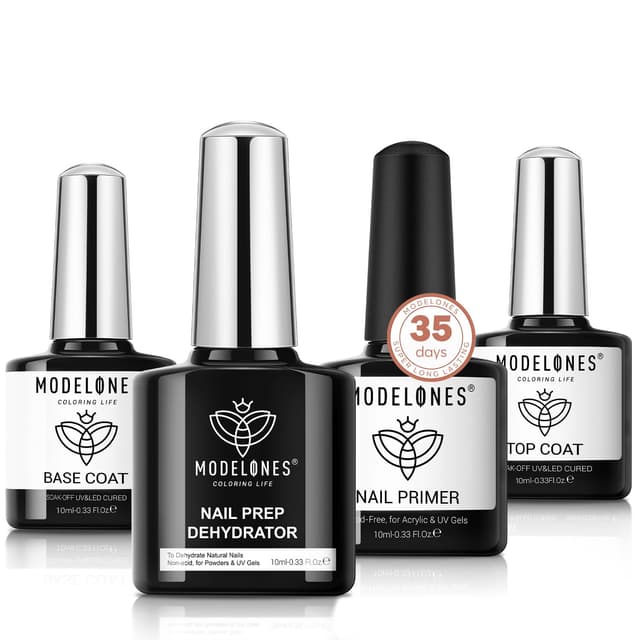 Detalle de modelones Nail Dehydrator and Primer 10ml Set