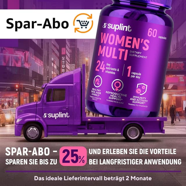 Thumbnail 3 de SUPLINT Multivitamin Kapseln für Frauen 60