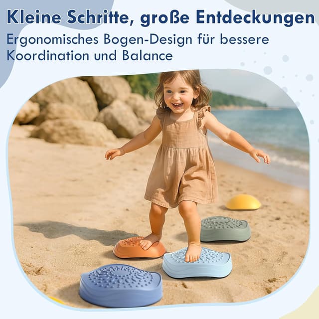 Detalle de Lehoo Castle Balanciersteine Set für Kinder