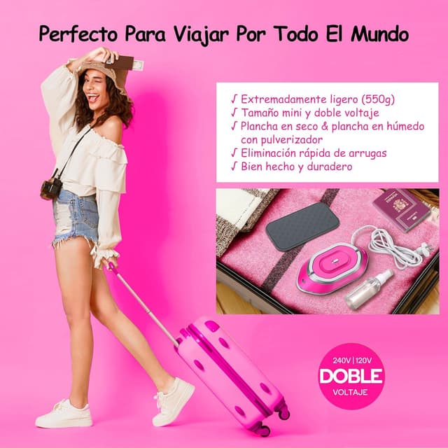 Thumbnail 1 de Newbealer Plancha de Viaje Compacta 100V-240V