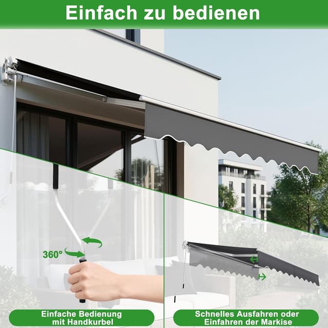 Detalle de ACXIN tenda da sole 4x3 m in alluminio