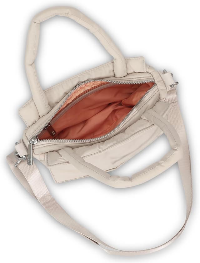 Detalle 2 de Expatrié Poppy Small borsa a tracolla da donna in nylon riciclato con zip