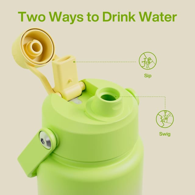 Thumbnail 4 de ENCOOL Insulated Water Bottle with Straw Morning Dew