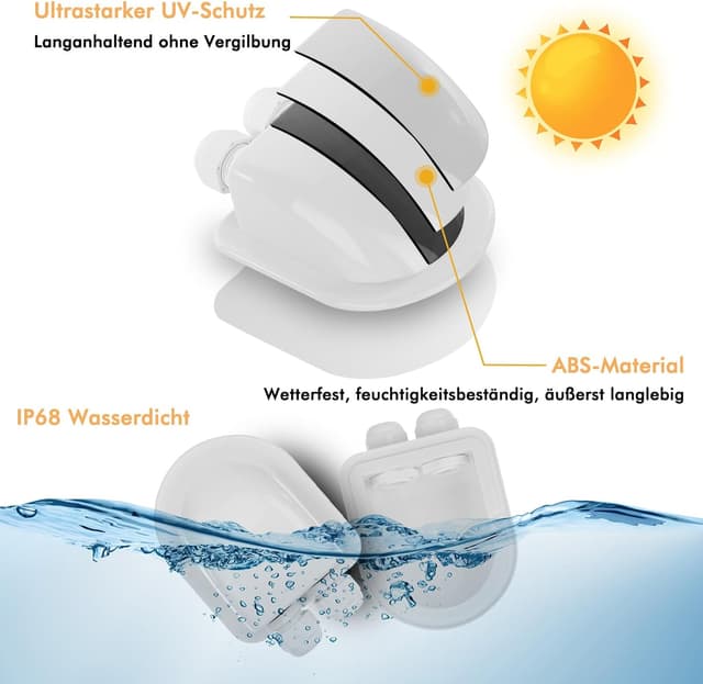 Detalle de Solar-Kabeleinführung IP68 2er Set 12 cm