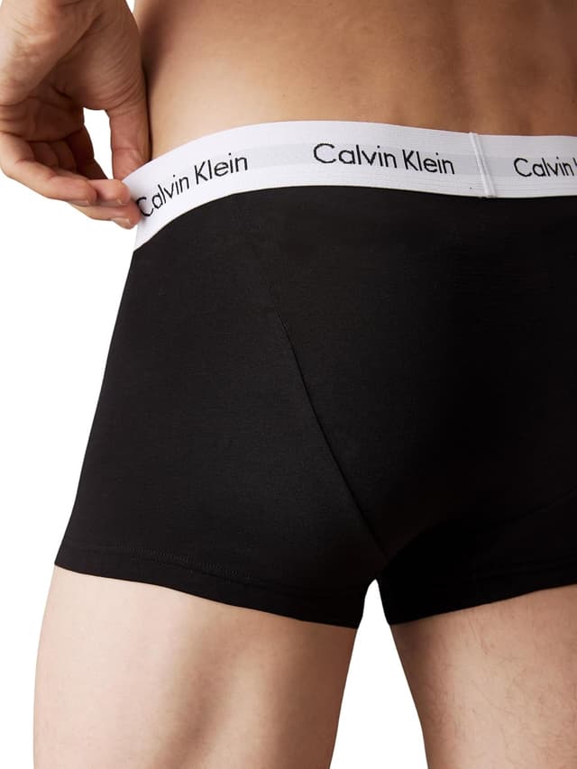Thumbnail 3 de Calvin Klein Low Rise Trunk 3pk Bóxer Negro para Hombre 🖤