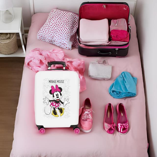 Detalle 2 de Disney Mickey Enjoy the Day Maleta 34L rígida 40x55x20 cm