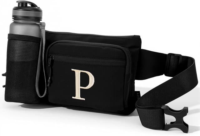 Detalle de A-Z BAG marsupio personalizzato con tasche multiple e tasca bottiglie da 600 ml