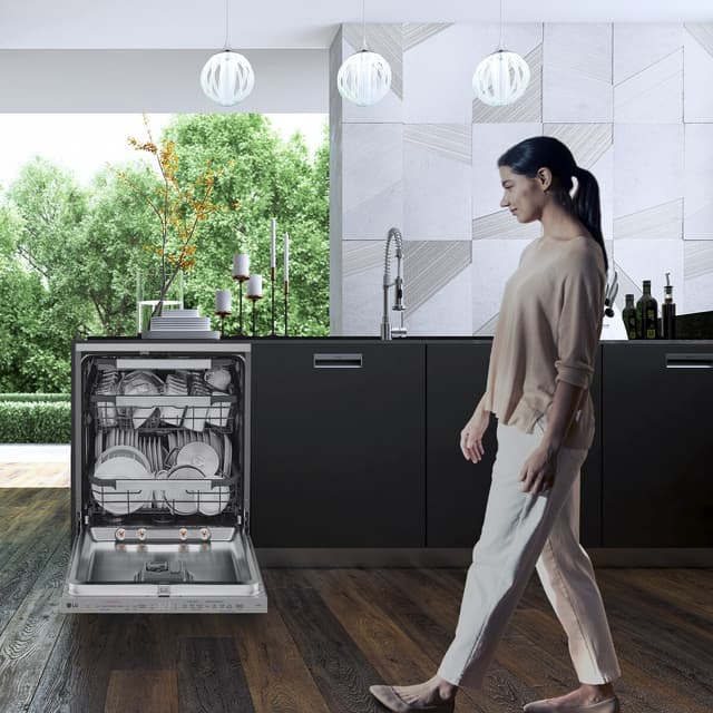 Detalle de LG DF587HVS 14 servicios 60 cm