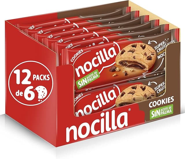 Imagen de Nocilla Cookies Original 1440 g — Pack 12×6 🍪 en OfertitasTOP