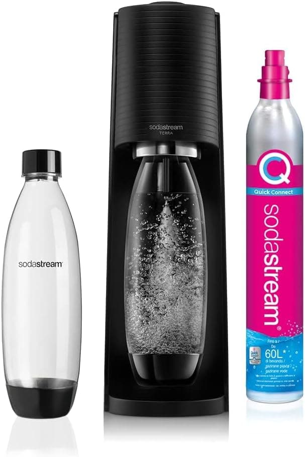 Detalle 2 de sodastream Gasatore Terra 60 L nero 🥤