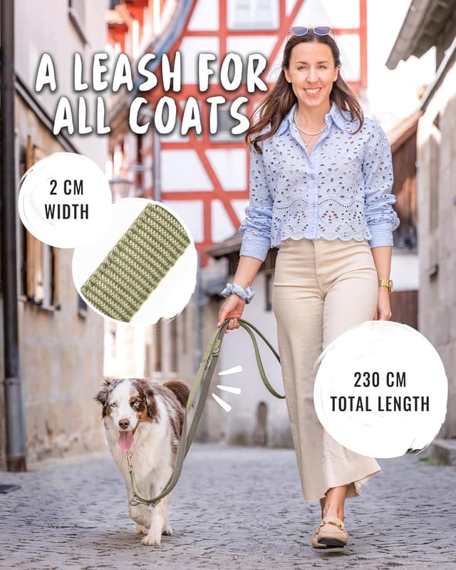 Detalle de Rudelkönig Laisse Bella 2,30 m 🐕