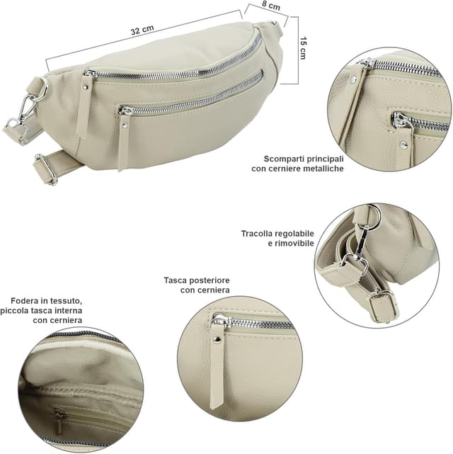 Thumbnail 1 de Jennifer Jones Marsupio Donna Beige