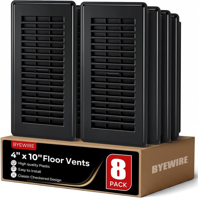 Imagen de 4x10 Floor Register Plastic Vent Cover 4x10 en OfertitasTOP