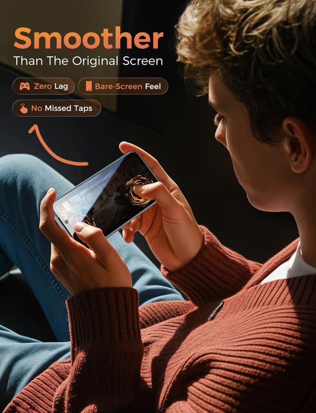 Detalle 2 de iPhone 17 Pro privacy screen protector