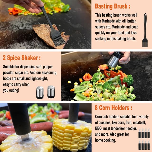 Thumbnail 5 de N NOBLE FAMILY 38PCS Griddle Kit