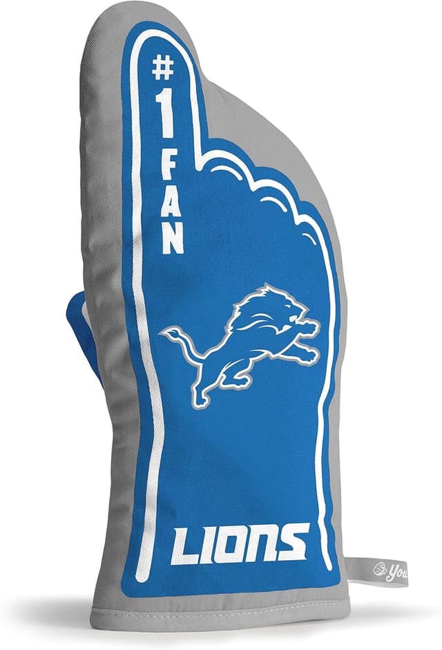 Detalle de YouTheFan NFL Officially-Licensed Cotton Oven Mitt (Heat Resistant) — Team Colors & Logo