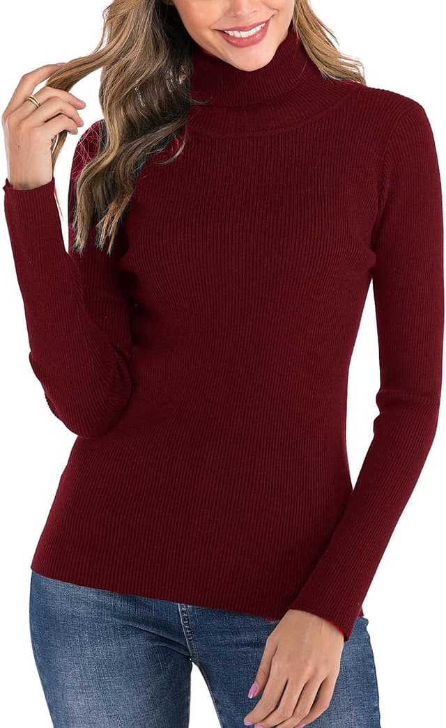 Detalle 1 de Damen Strickpullover Rollkragen 174 cm