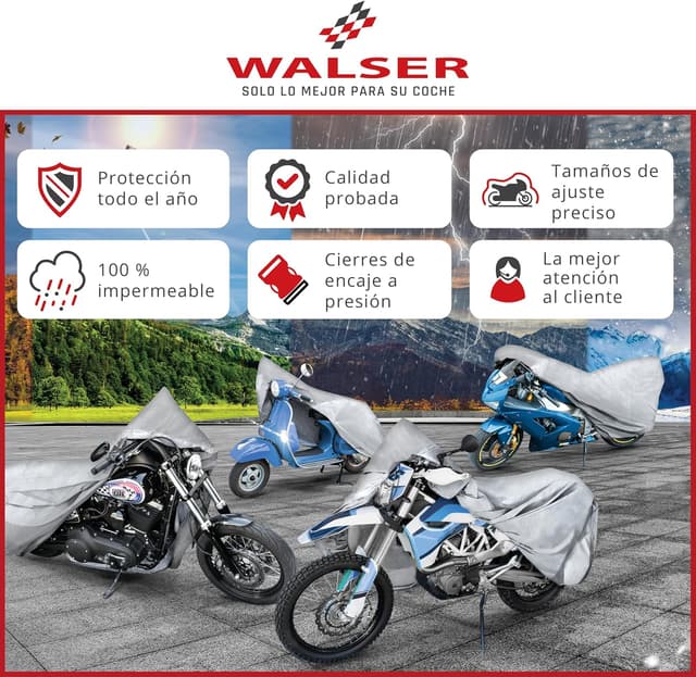 Thumbnail 6 de Walser Lona Moto All Weather XL 255x110x135