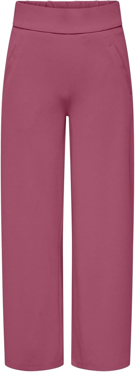 Detalle de JDY Damenhose „Catia Wide Pant“ mit weitem Bein und elastischer Taille (JDYLouisville)