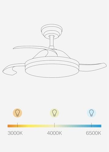 Thumbnail 6 de CREATE Wind Clear ventilador de techo con luz de madera clara (40 W, Ø108 cm) con mando y función verano/invierno