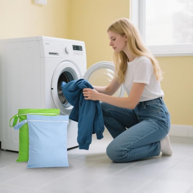 Detalle 2 de AOOSA reusable wet bag 2 pack 30 x 40 cm