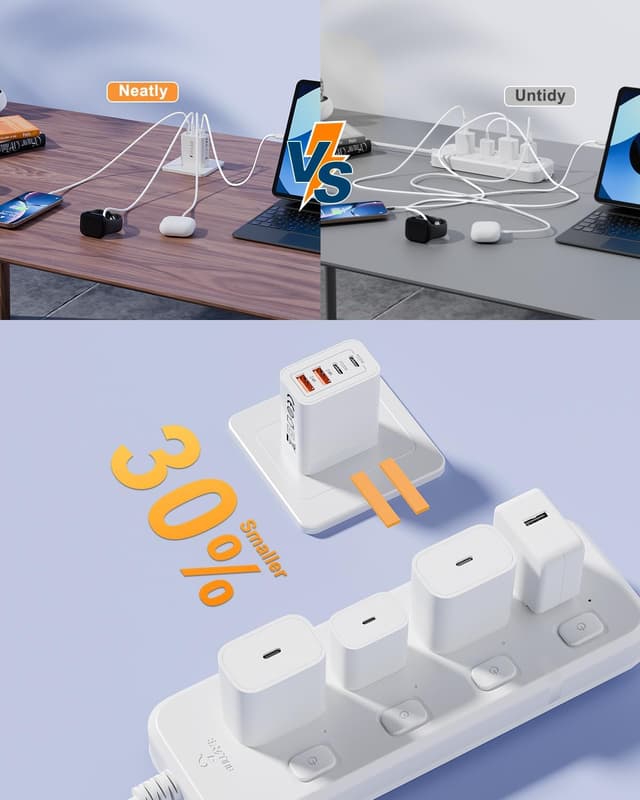 Thumbnail 4 de Caricatore USB 40W 4 porte