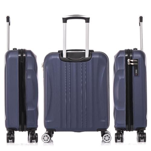 Detalle 2 de RAYKONG maleta de cabina ABS 55x40x20 cm (20 pulgadas, 40L) azul marino