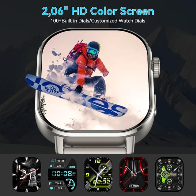 Detalle 2 de GPS smart watch 2.06 AMOLED for fitness