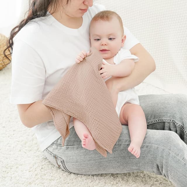 Thumbnail 4 de bearmoss Muslin Squares 60x60 cm cotton burp cloths 👶