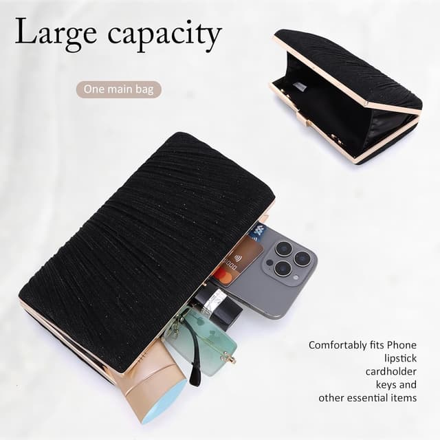 Detalle de Fecialy Clutch Handtasche 22 x 12 cm