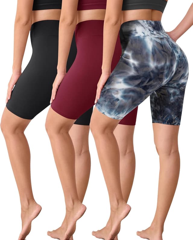 Detalle de VALANDY Creamlush Biker Shorts for Women with 8" High Waist (S–5XL)