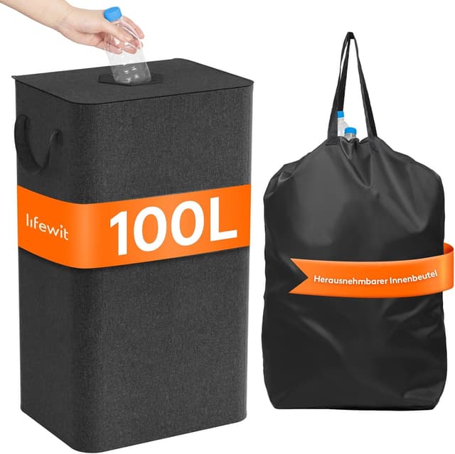 Imagen de Lifewit Pfandflaschen Sammelbehälter 100L en OfertitasTOP