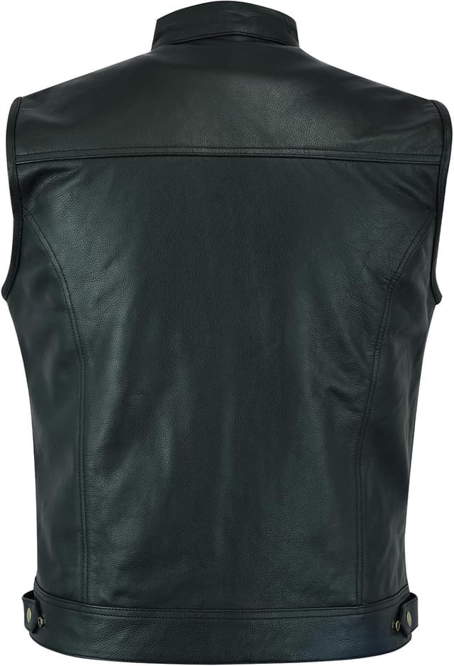 Thumbnail 3 de Leatherick Chaleco de cuero para moto