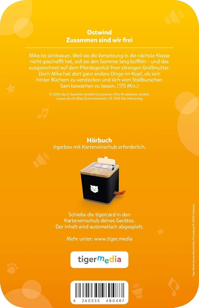 Thumbnail 2 de tigermedia tigercard Ostwind 1 Hörkarte