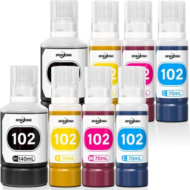 Detalle de SPACEINK Tinte 102 Multipack für Epson