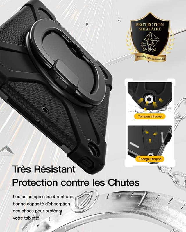 Detalle 2 de BRAECN Coque iPad 10,2 antichoc rotative